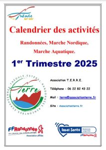 Calendrier 2025 T1